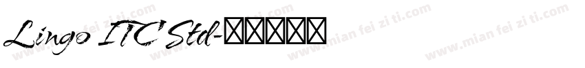 Lingo ITC Std字体转换